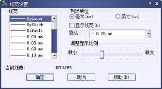 CAD圖層線寬改不了怎么辦 CAD圖層線寬改不了怎么辦