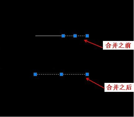 CAD怎么讓兩段直線合并？189.png