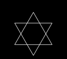 CAD怎么畫彩色的六芒星圖案 CAD怎么畫彩色的六芒星圖案