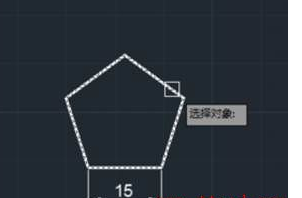 CAD如何按照比例縮放五邊形？