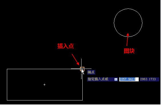 在CAD中插入點(diǎn)離圖塊遠(yuǎn)怎么辦？